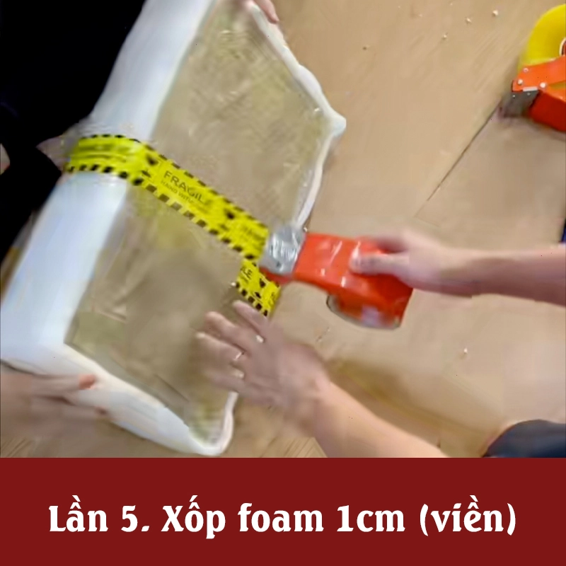 Lần 5. Xốp foam 1cm