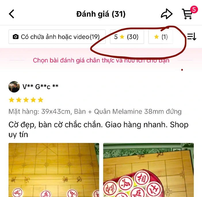 Tất cả đánh giá